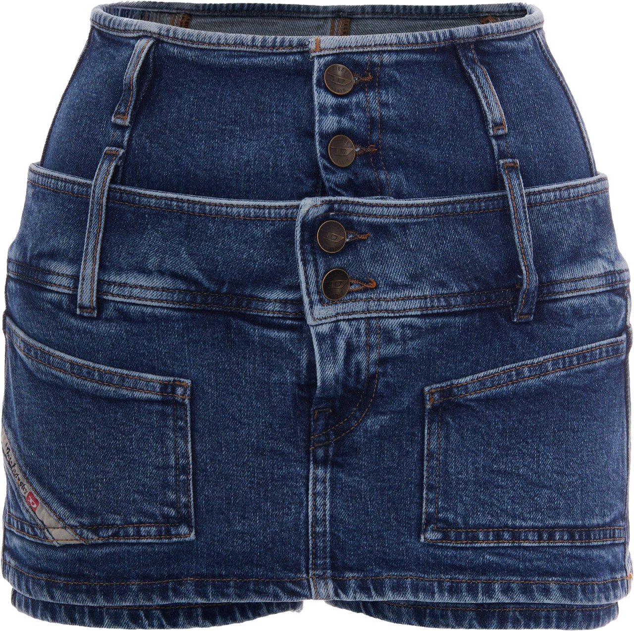 Diesel Skirts Denim Blauw