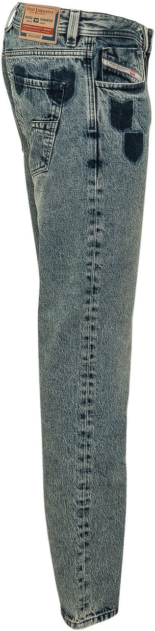 Diesel Jeans 1985 Larkee a Gamba Dritta Blauw