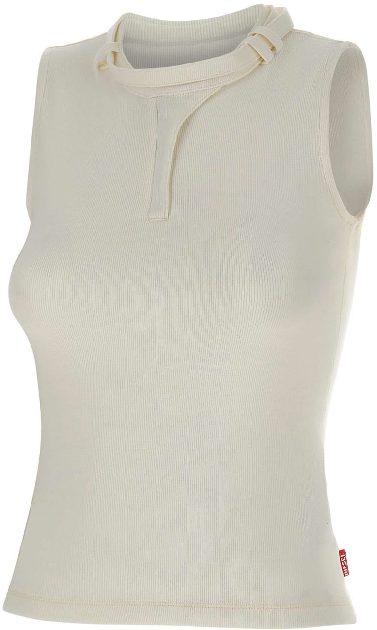 Diesel Top White Wit