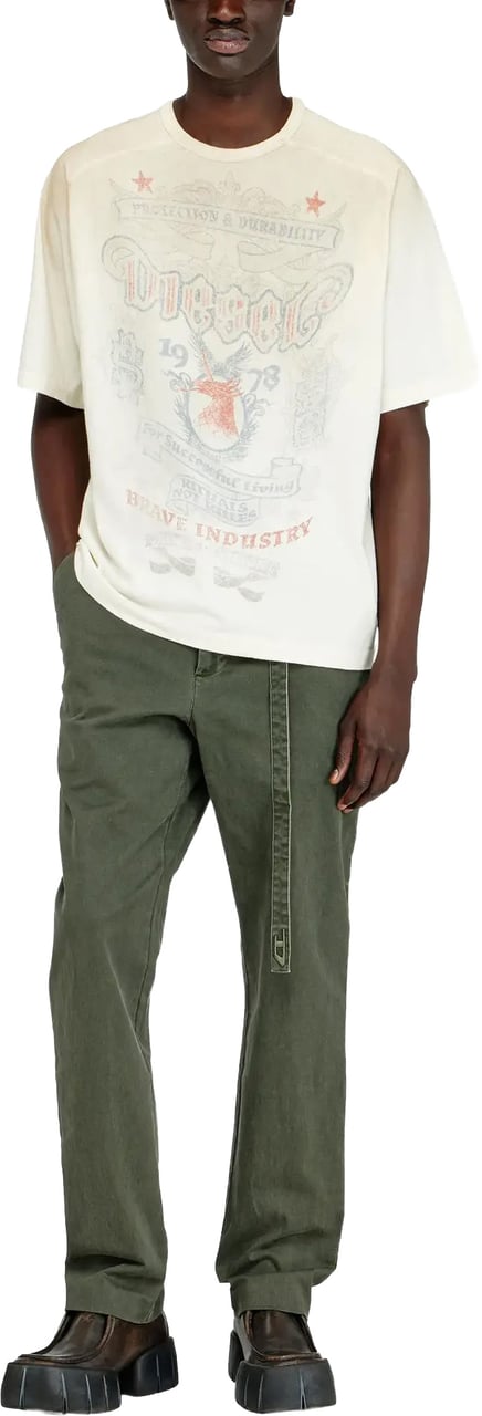 Diesel T Alecy Off White Wit