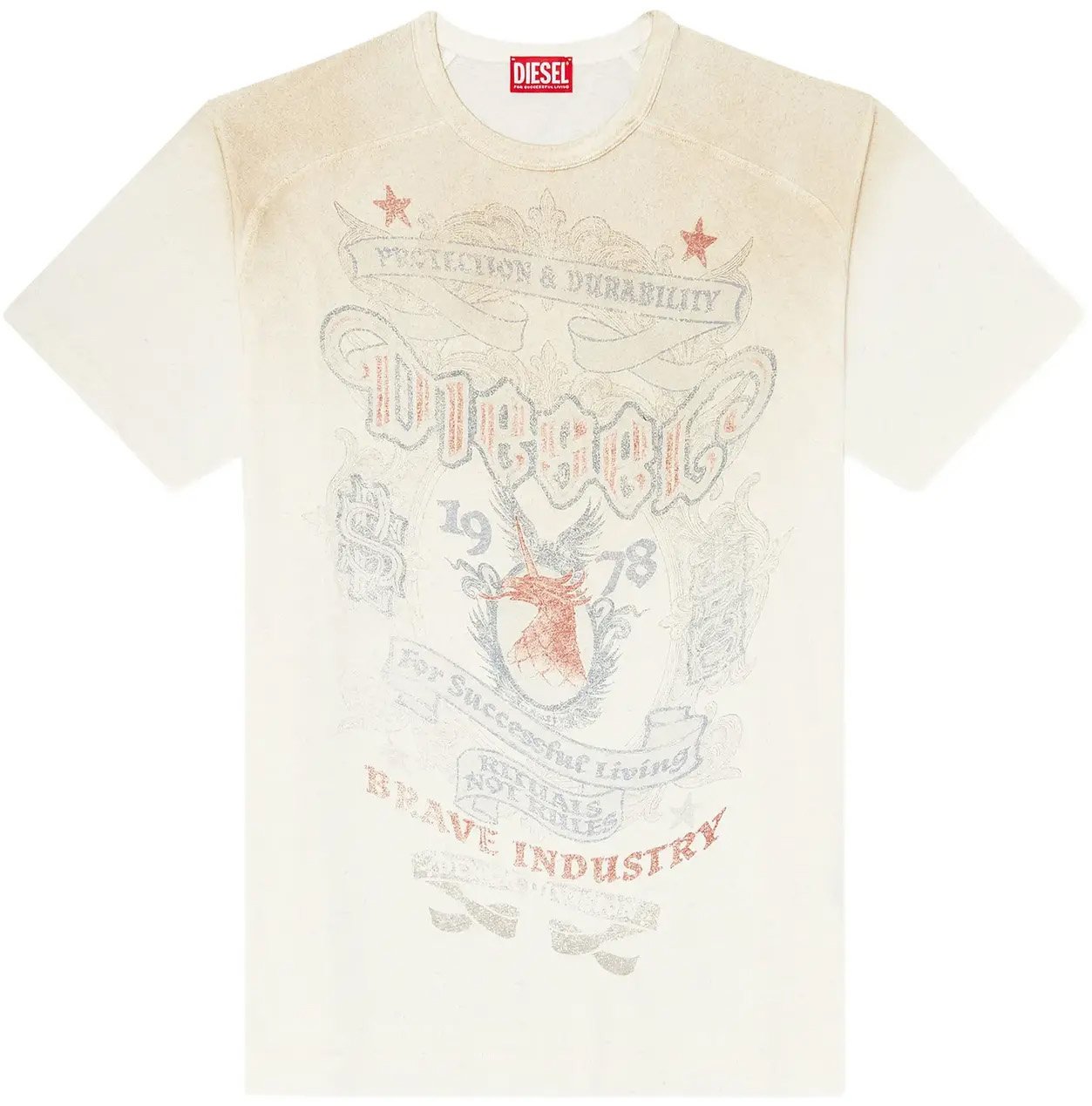 Diesel T Alecy Off White Wit