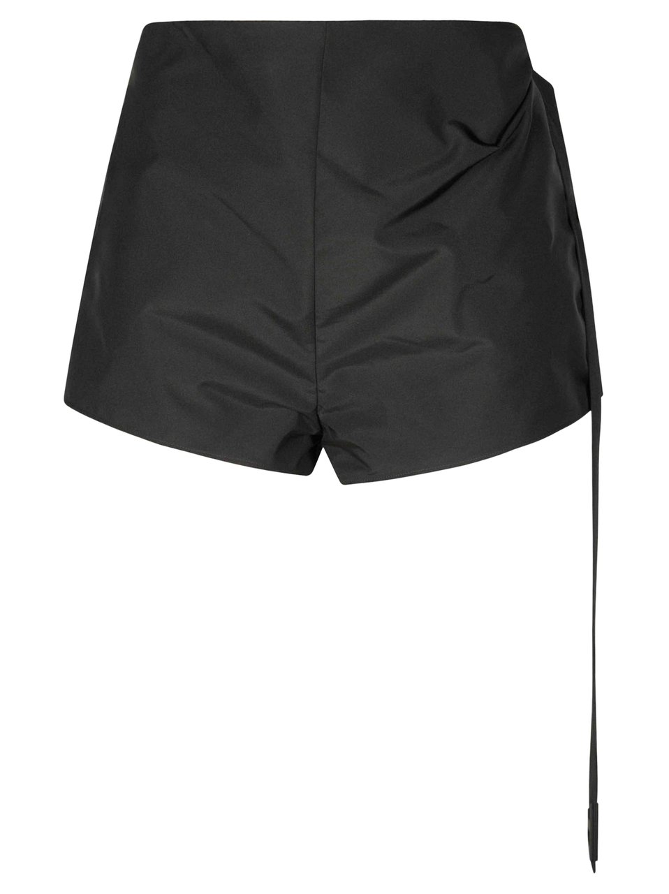 Diesel P-Sarto Black Asymmetrical Tailored Shorts Zwart