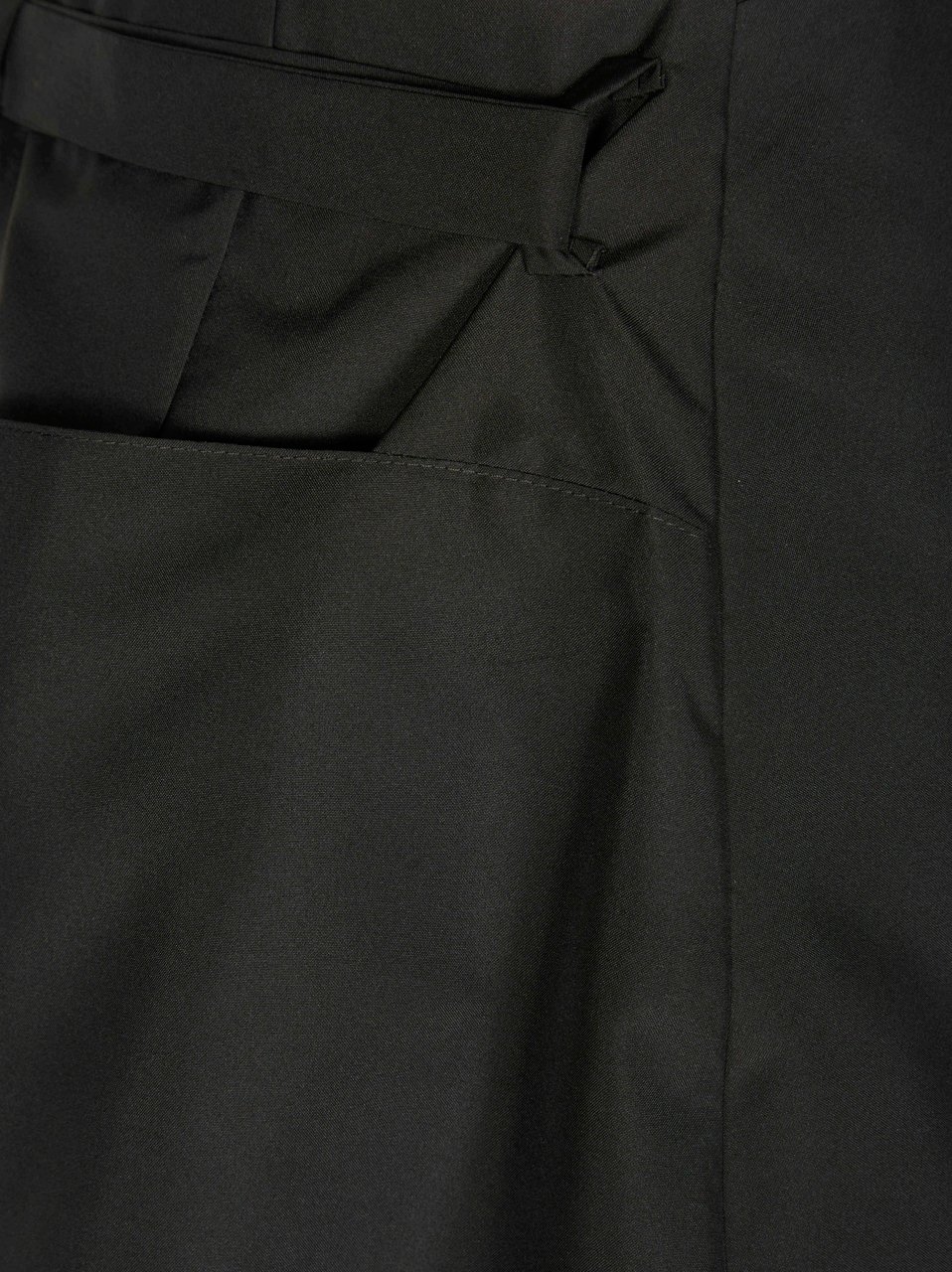 Diesel P-Sarto Black Asymmetrical Tailored Shorts Zwart