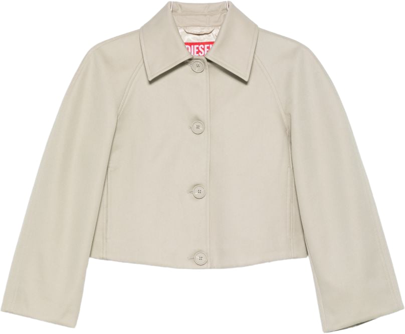 Diesel Jackets Cream Wit
