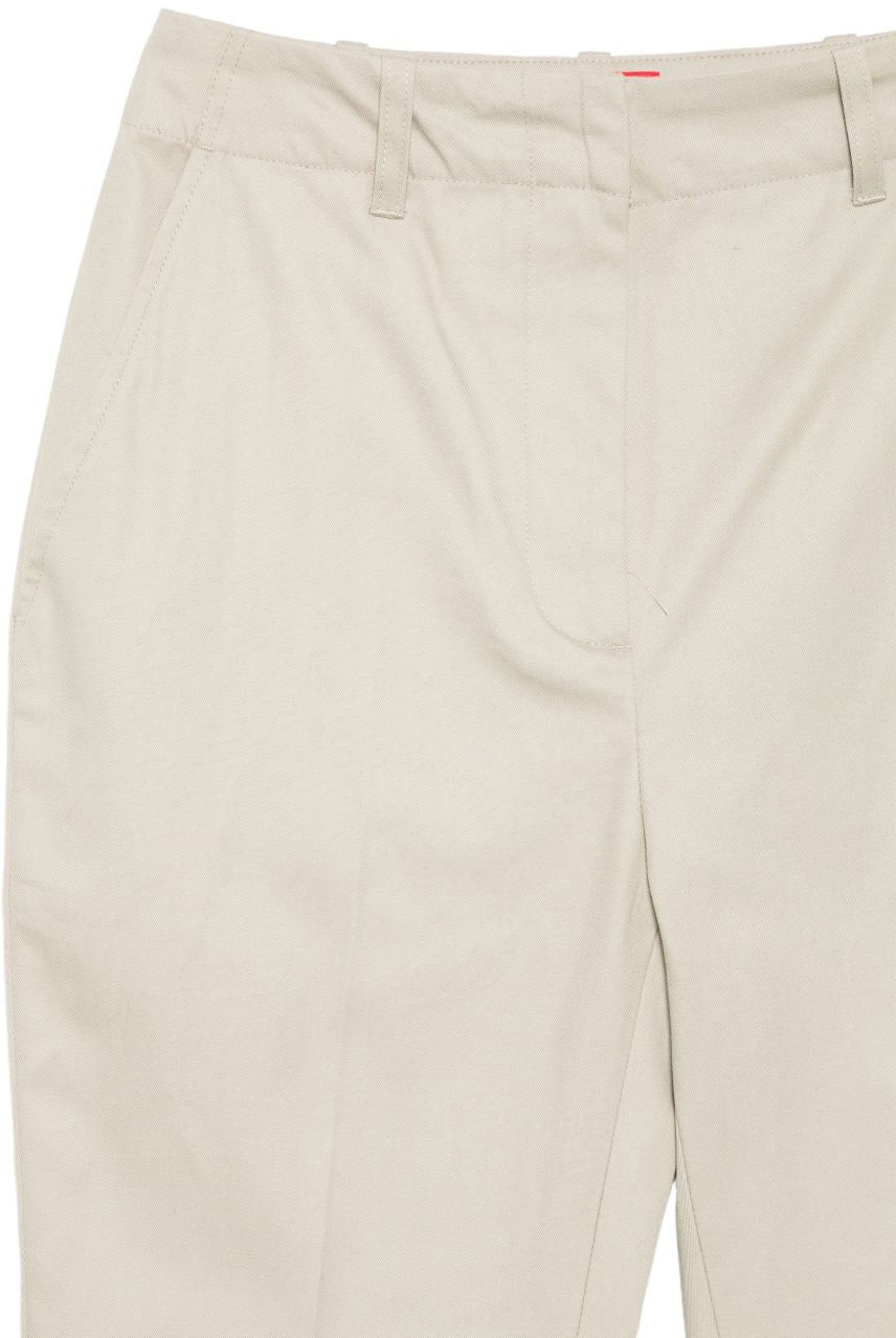 Diesel Trousers Beige Wit