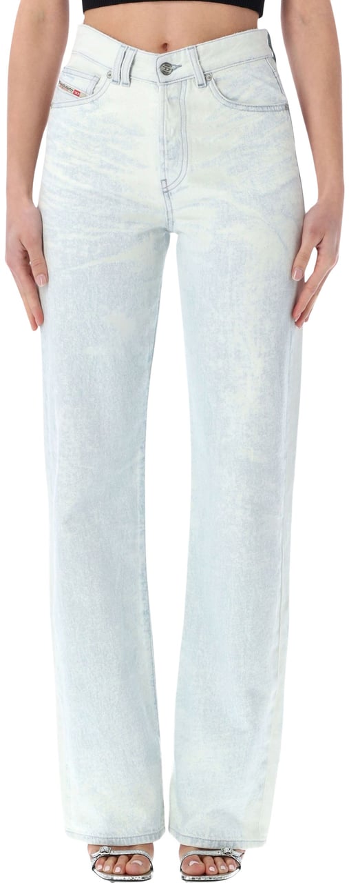 Diesel Diesel 1971 D-Sent regular satin jeans Blauw