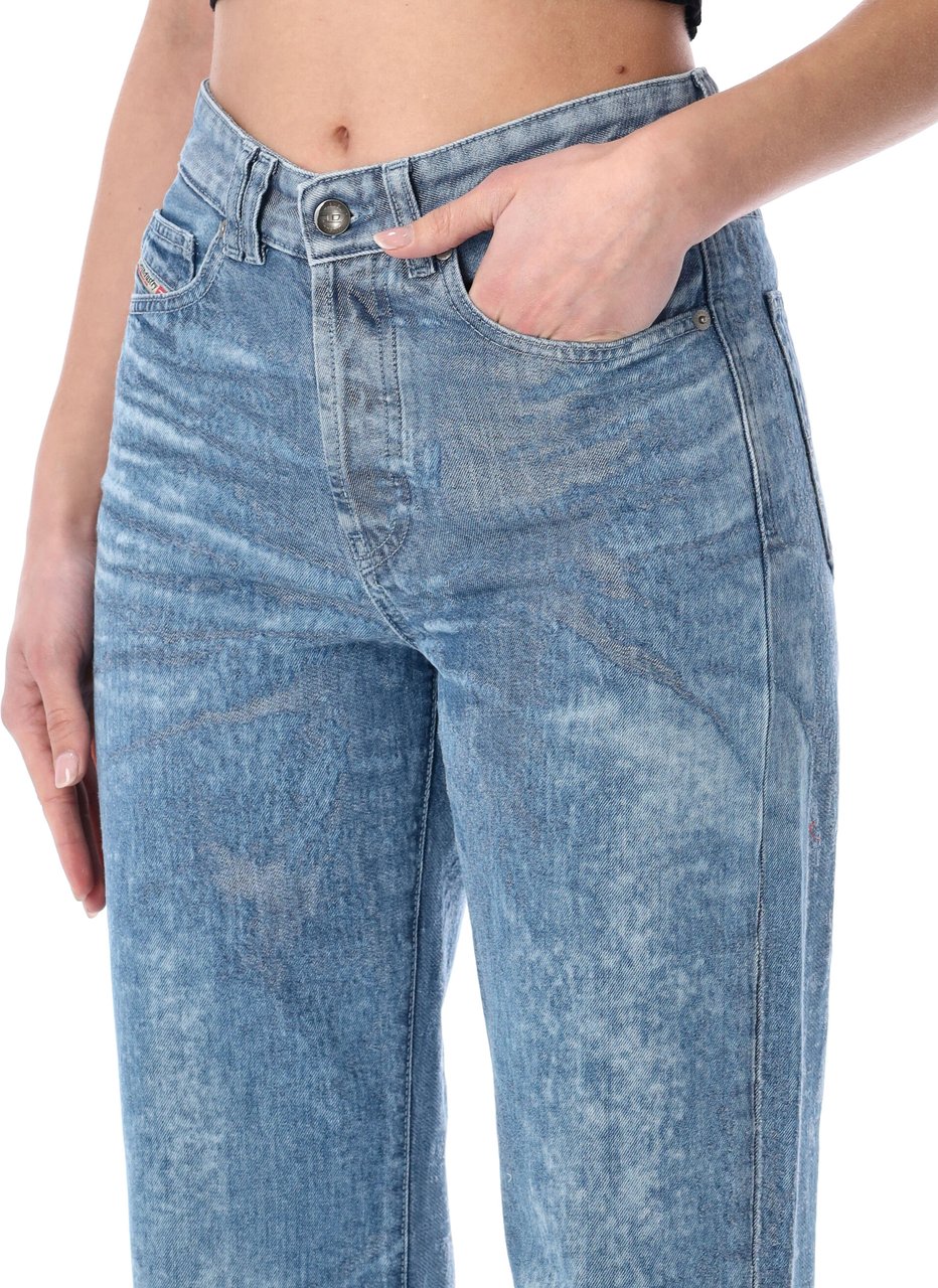 Diesel Diesel 1971 D-Sent straight jeans Blauw