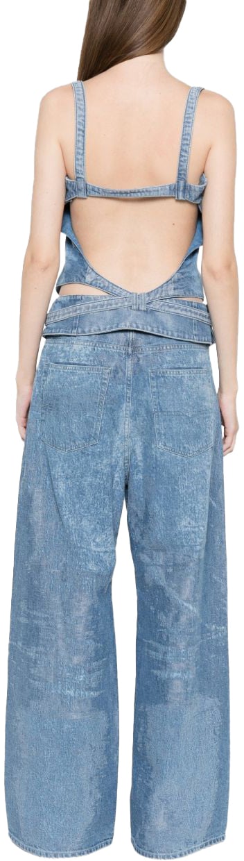 Diesel Top Clear Blue Blauw