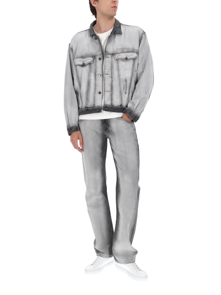 Diesel 1985 Larkee-Fsi1 Faded Grey Jeans Grijs