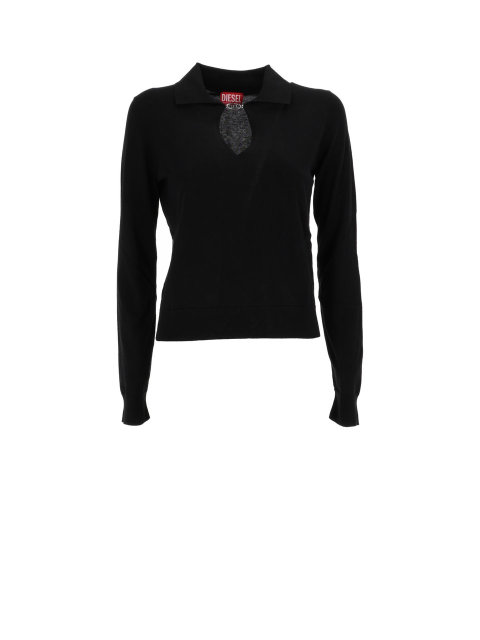 Diesel M-Lilli Teardrop Cutout Top Zwart