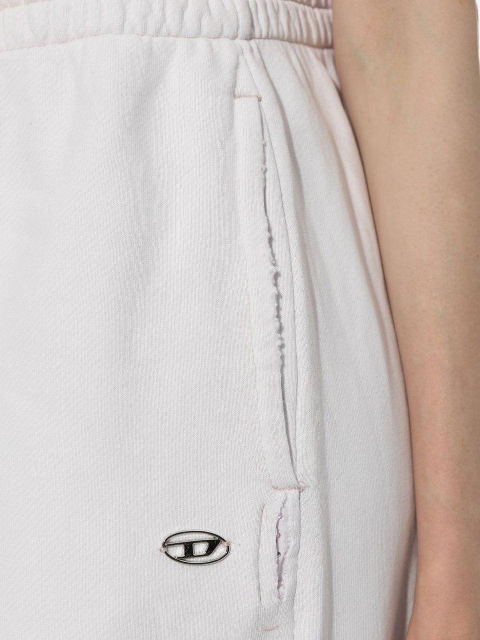 Diesel Trousers White Wit
