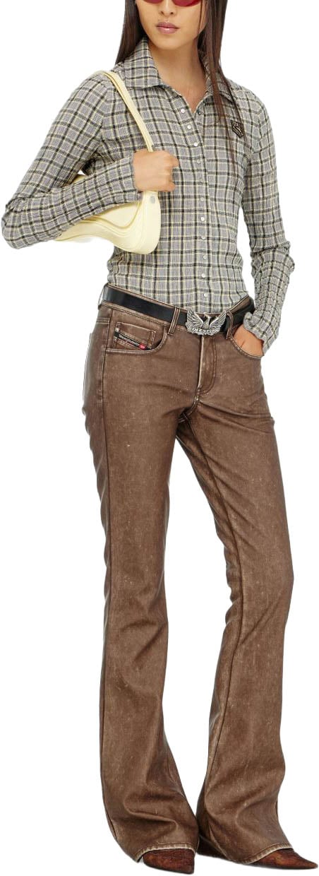 Diesel Trousers Brown Bruin