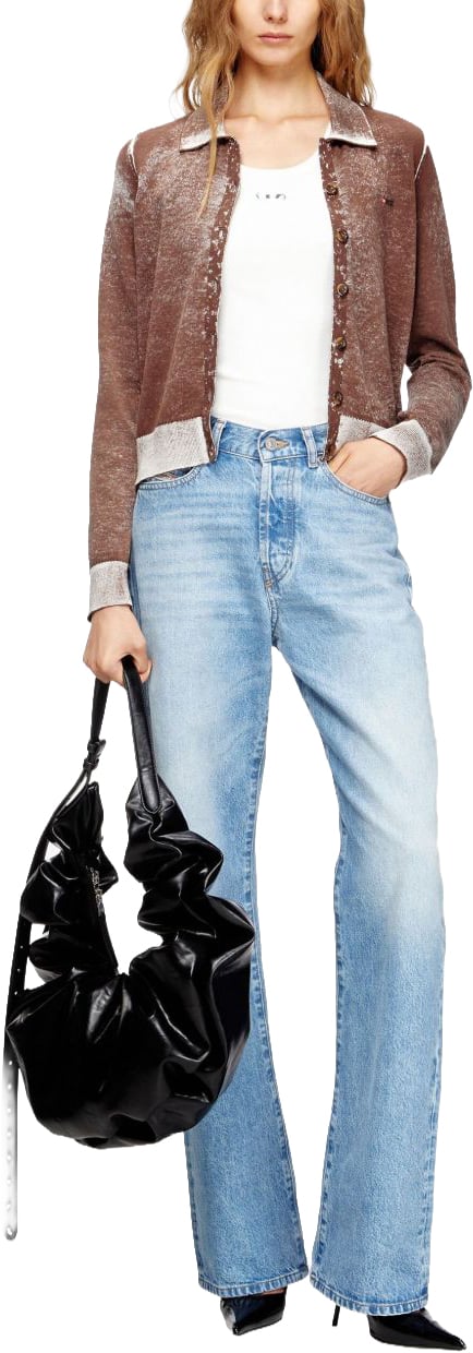 Diesel Top White Wit