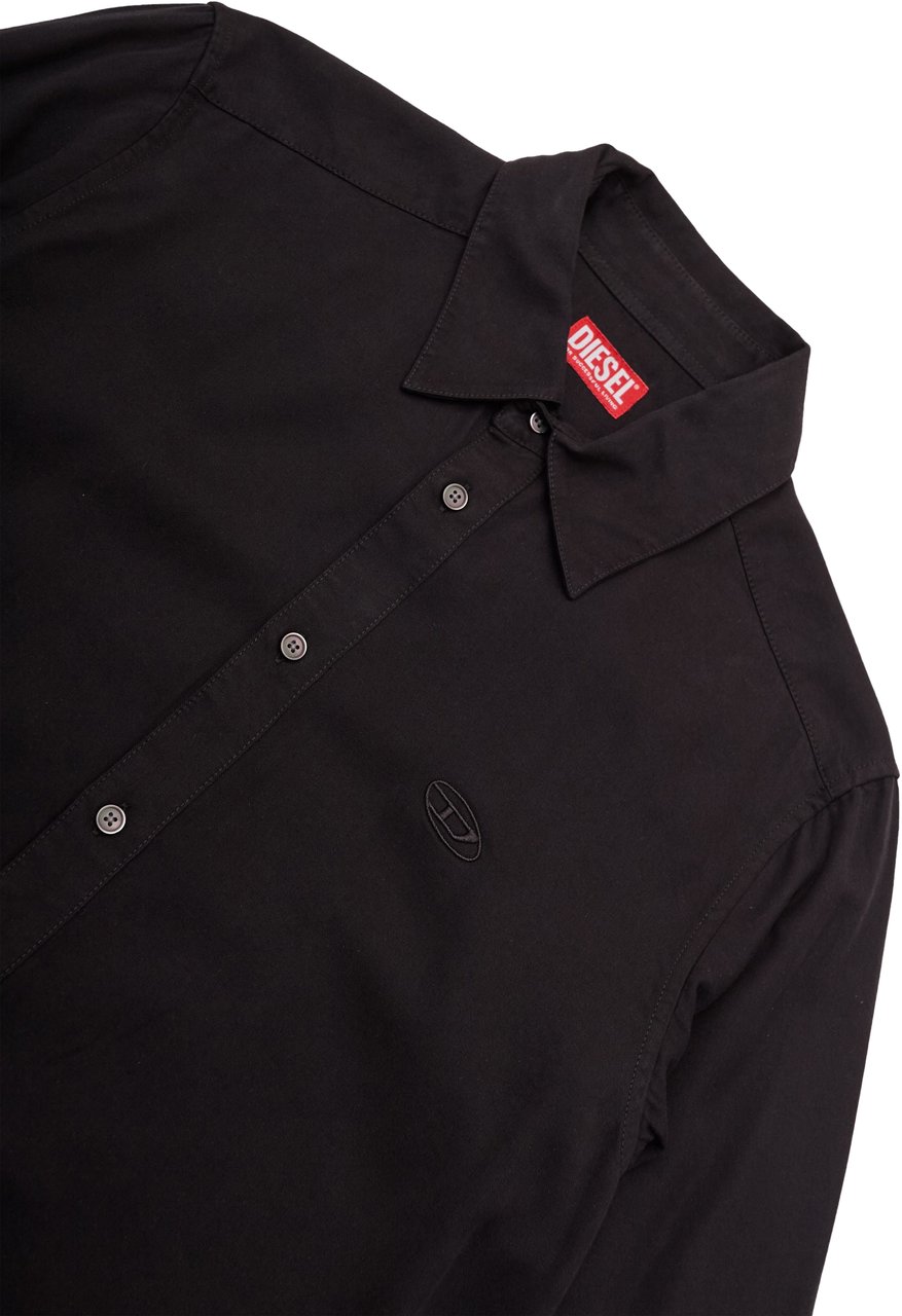 Diesel Camicia S-Simply Nera Zwart