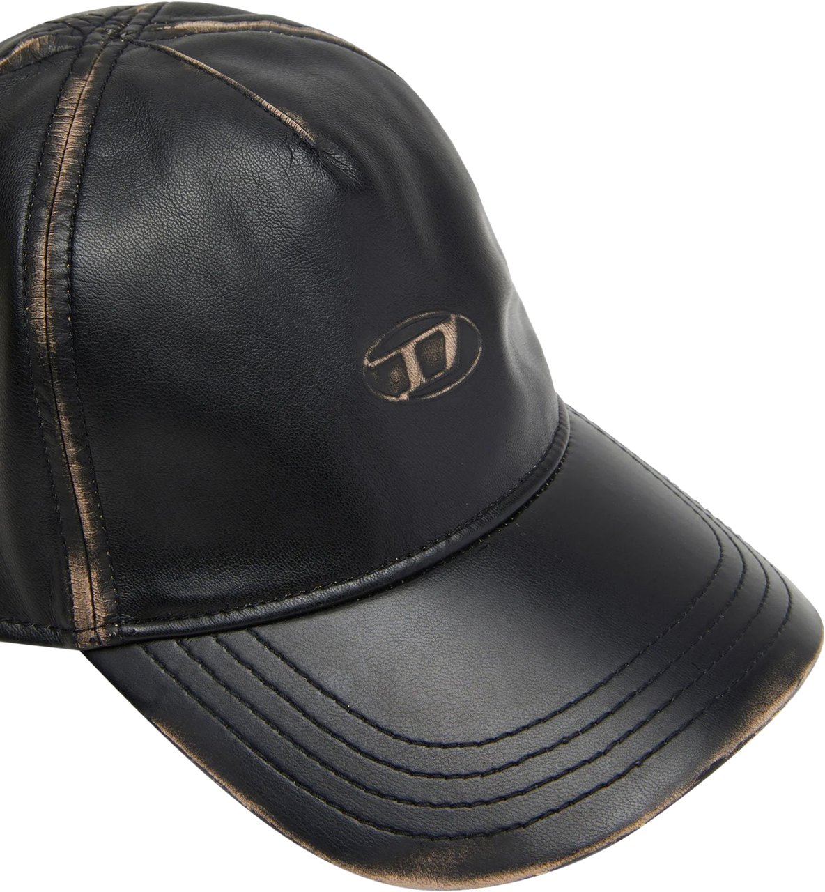 Diesel Cappello C-Heater Nero Zwart