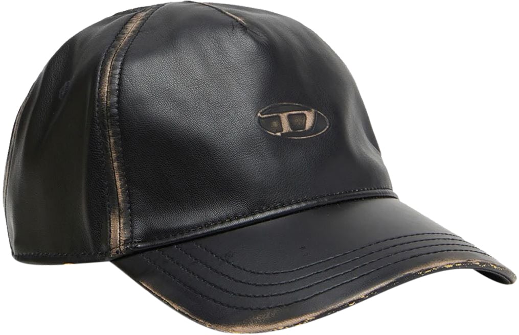Diesel Cappello C-Heater Nero Zwart