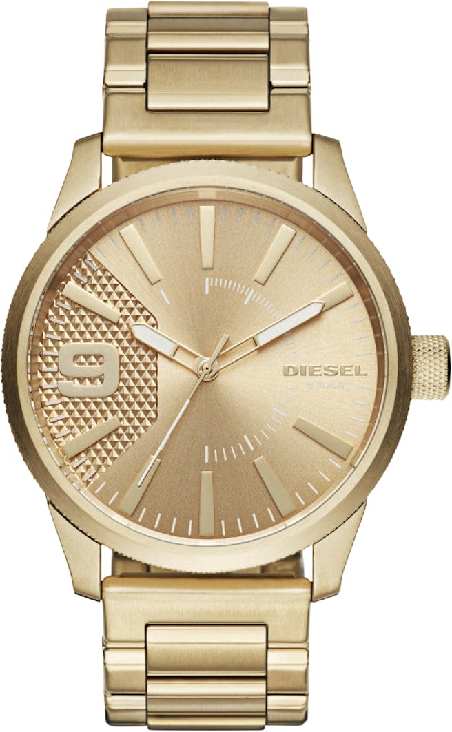 Diesel Rasp - Horloge - Goud Goud