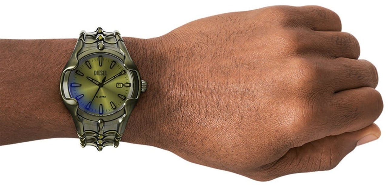 Diesel Vert - Horloge - Zilver Divers
