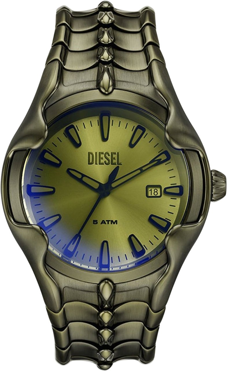 Diesel Vert - Horloge - Zilver Divers