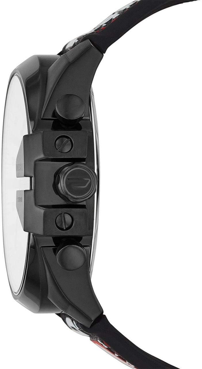 Diesel Mega Chief - Horloge - Zwart Zilver