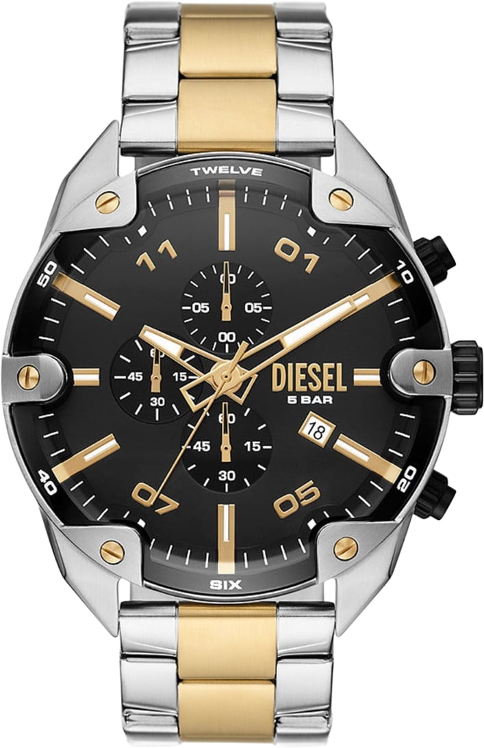 Diesel Spiked - Horloge - Zwart Divers