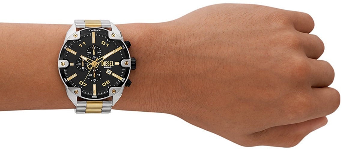 Diesel Spiked - Horloge - Zwart Divers