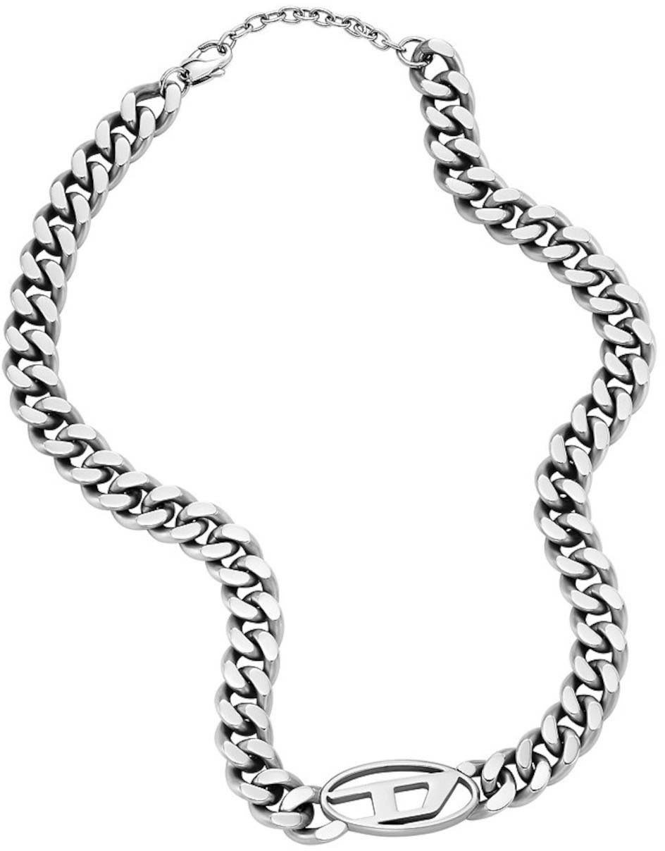 Diesel Steel Ketting Zilver