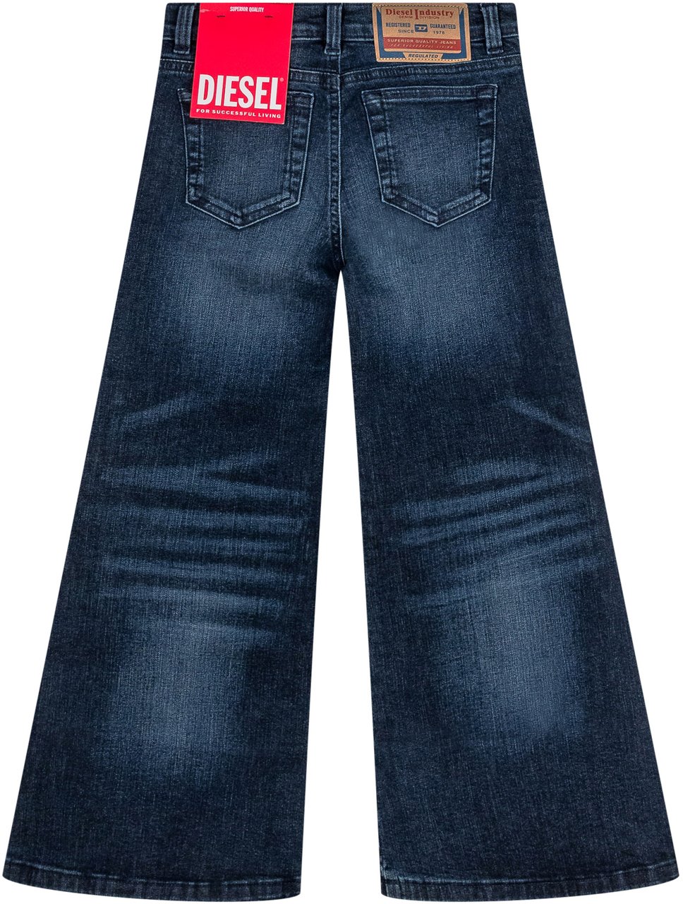 Diesel Diesel Kids Jeans a Gamba Larga Navy