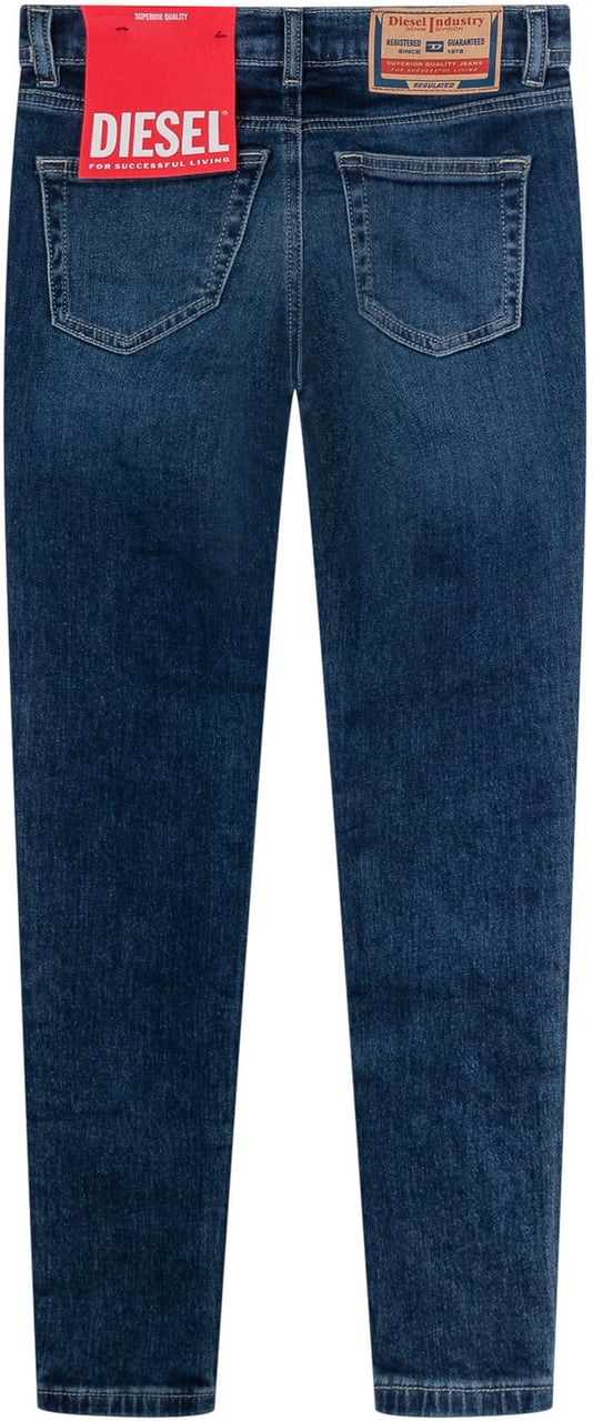 Diesel Jeans Skinny Cinque Tasche Blauw