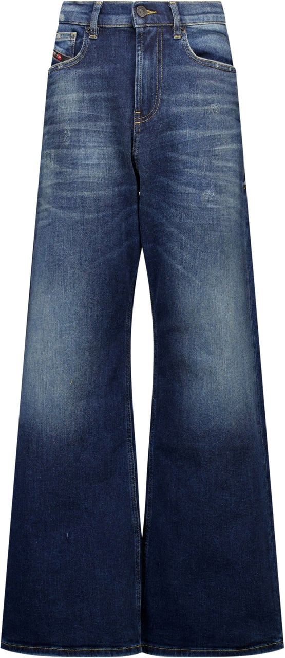 Diesel Kinder Meisjes Jeans In Donker Blauw Blauw