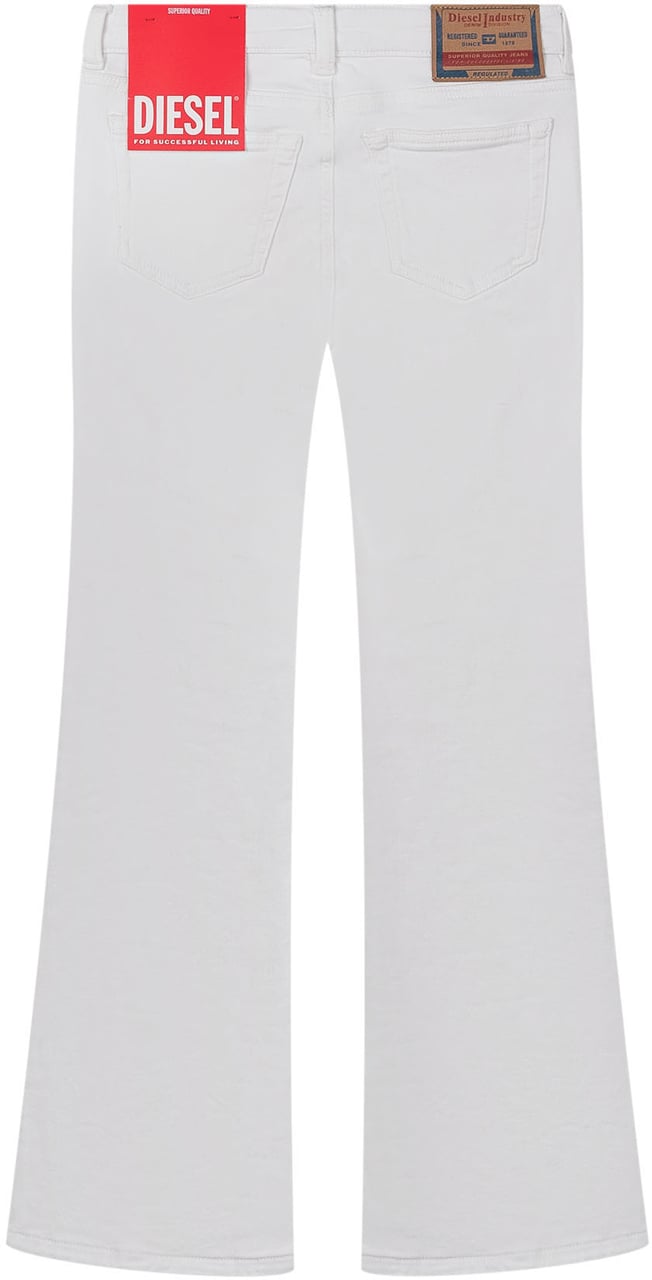 Diesel Jeans a Gamba Larga Wit