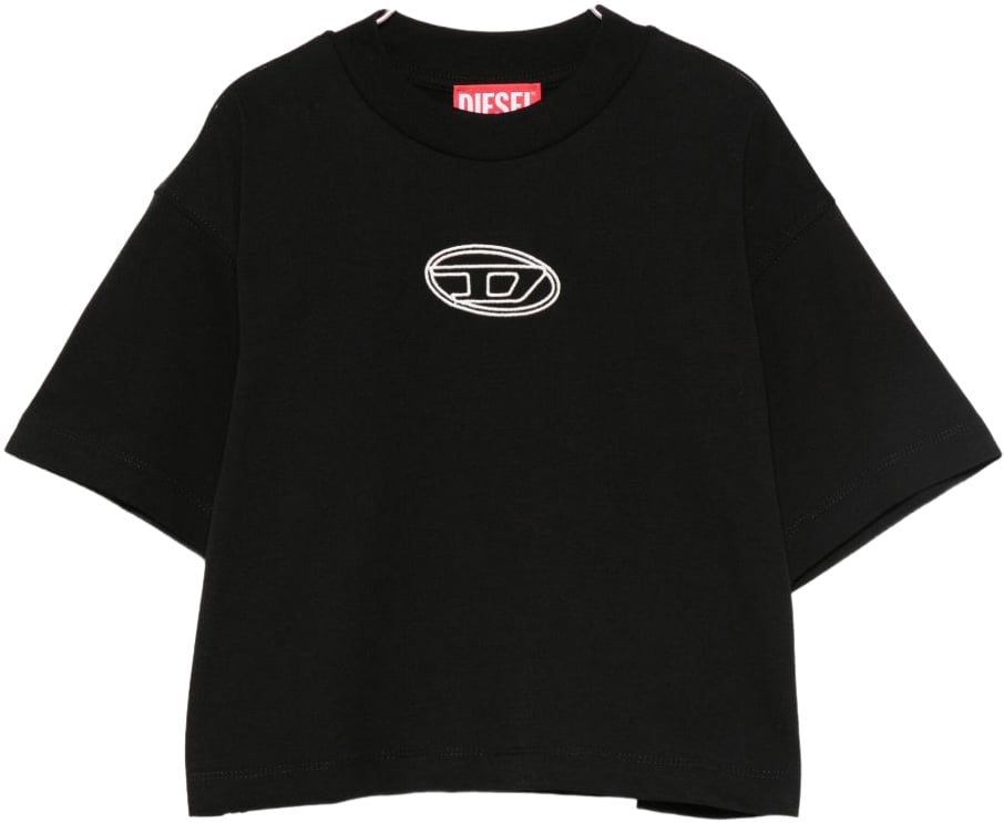Diesel T-Shirts And Polos Black Zwart