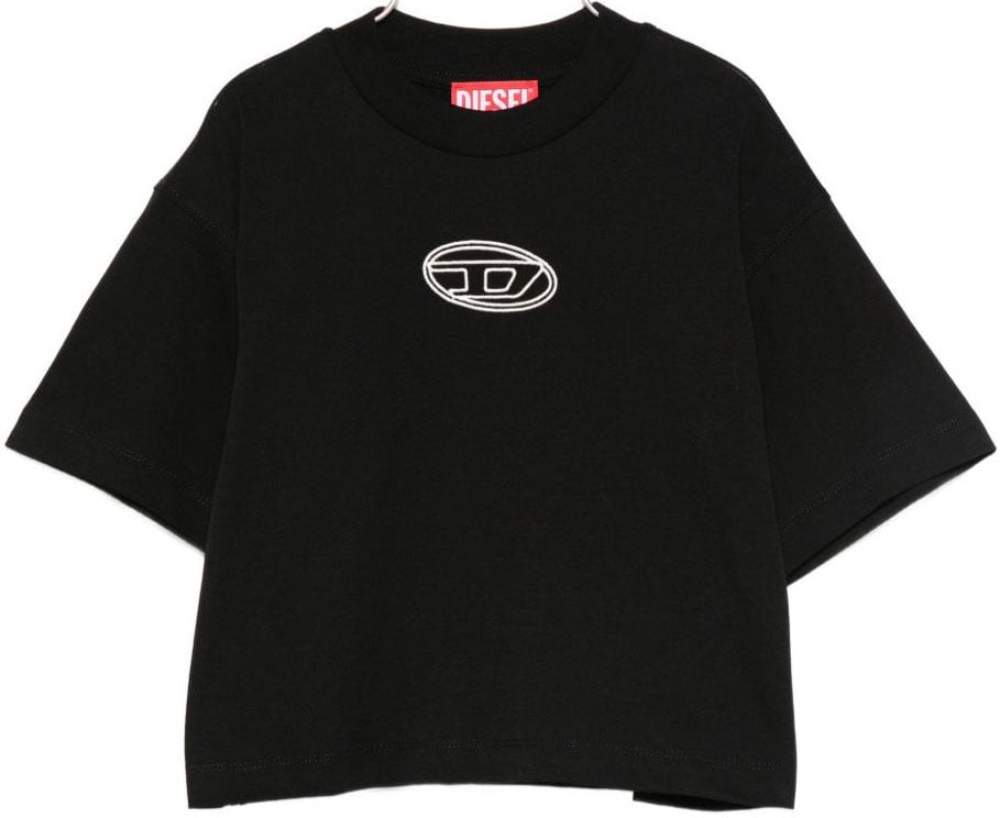 Diesel T-Shirts And Polos Black Zwart