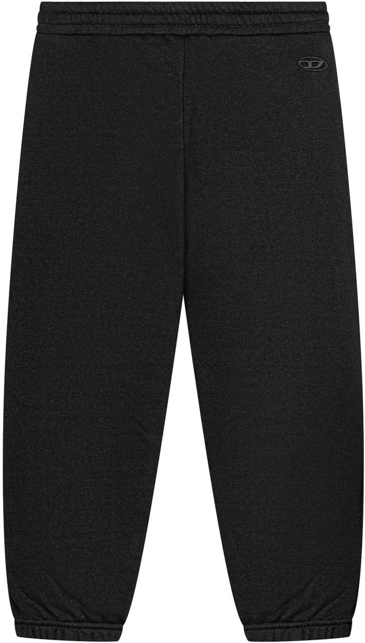 Diesel Diesel Kids Pantaloni Cargo in Felpa Neri Zwart