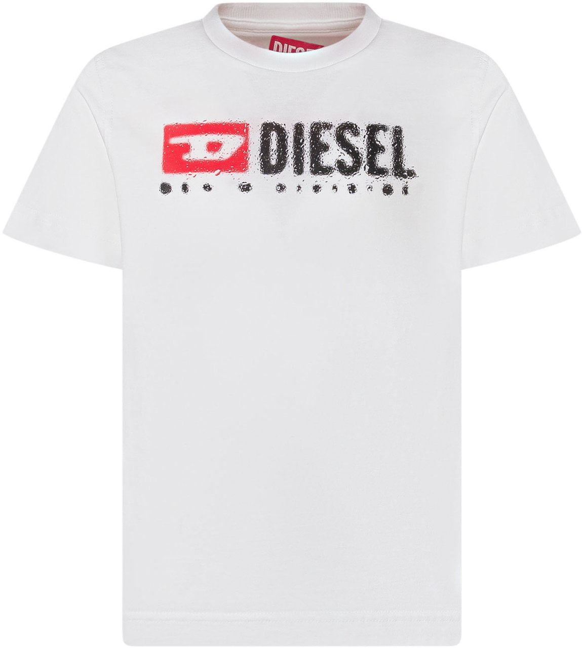 Diesel T-shirt con Stampa Logo Wit