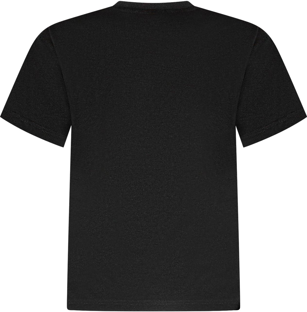 Diesel Diesel Kids T-shirt Nera con Maxi Logo Oval D Zwart