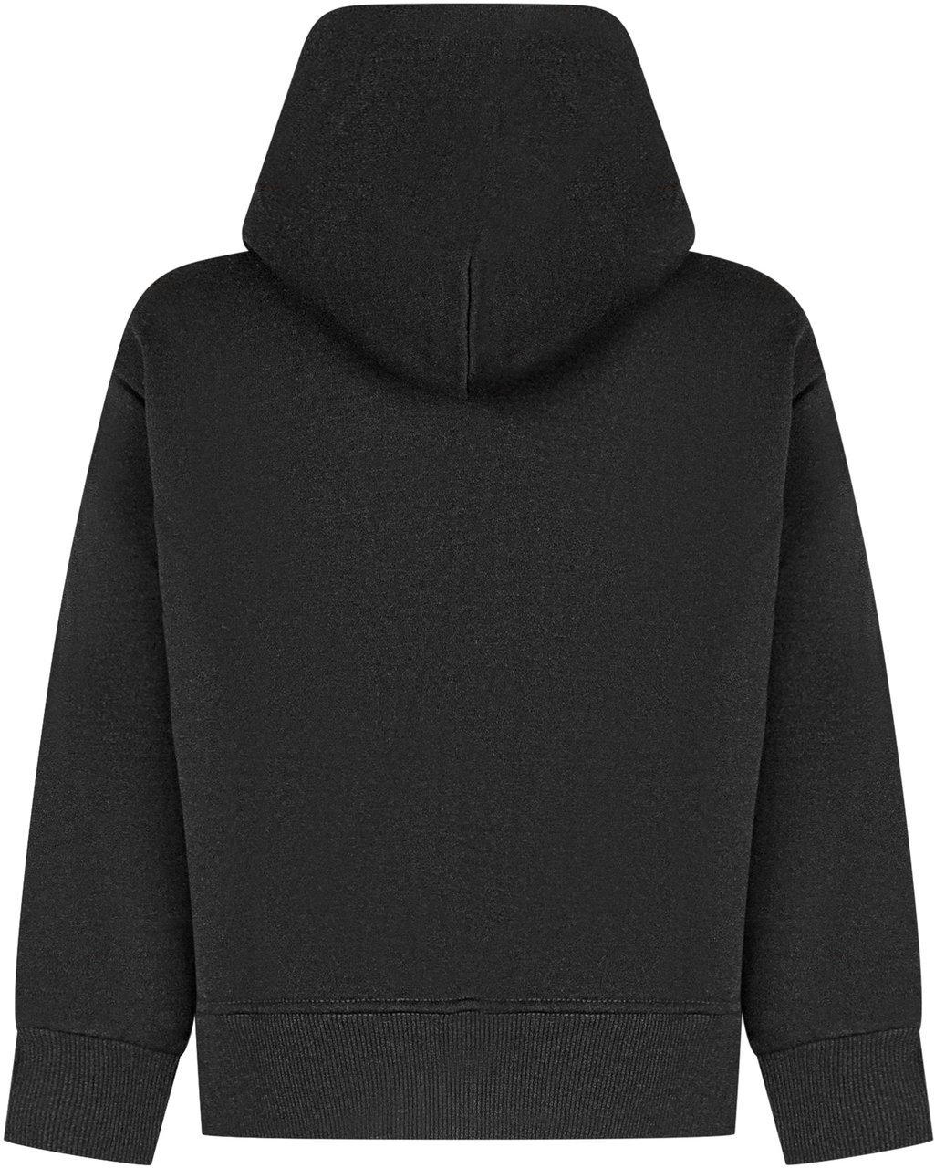 Diesel Diesel Kids Felpa Nera con Zip e Logo Zwart