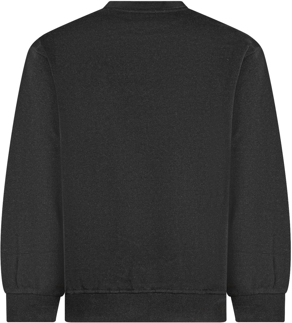 Diesel Diesel Kids Felpa Nera con Maxi Logo Zwart
