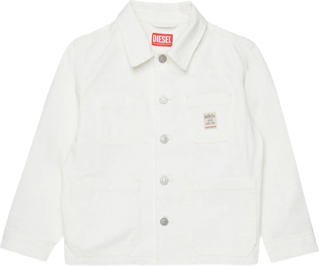 Diesel Coats White Wit