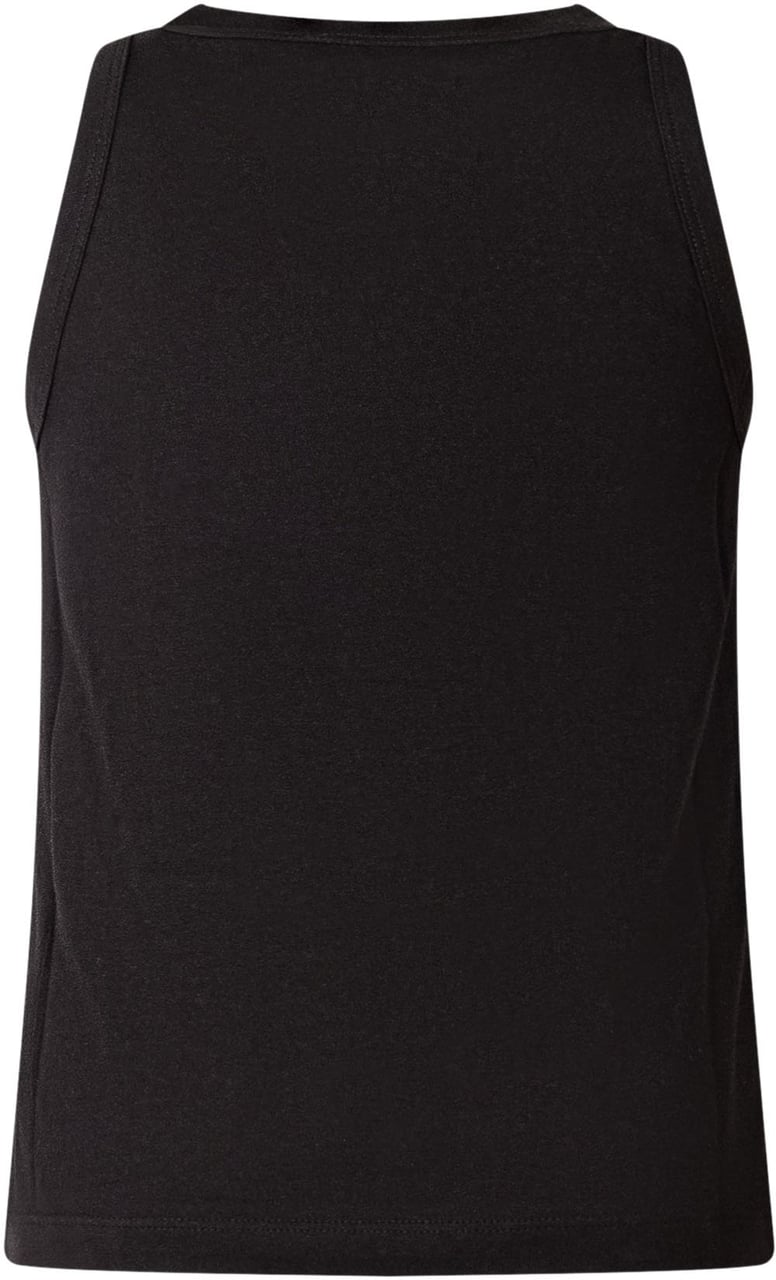 Diesel Top Senza Maniche con Applicazioni Zwart