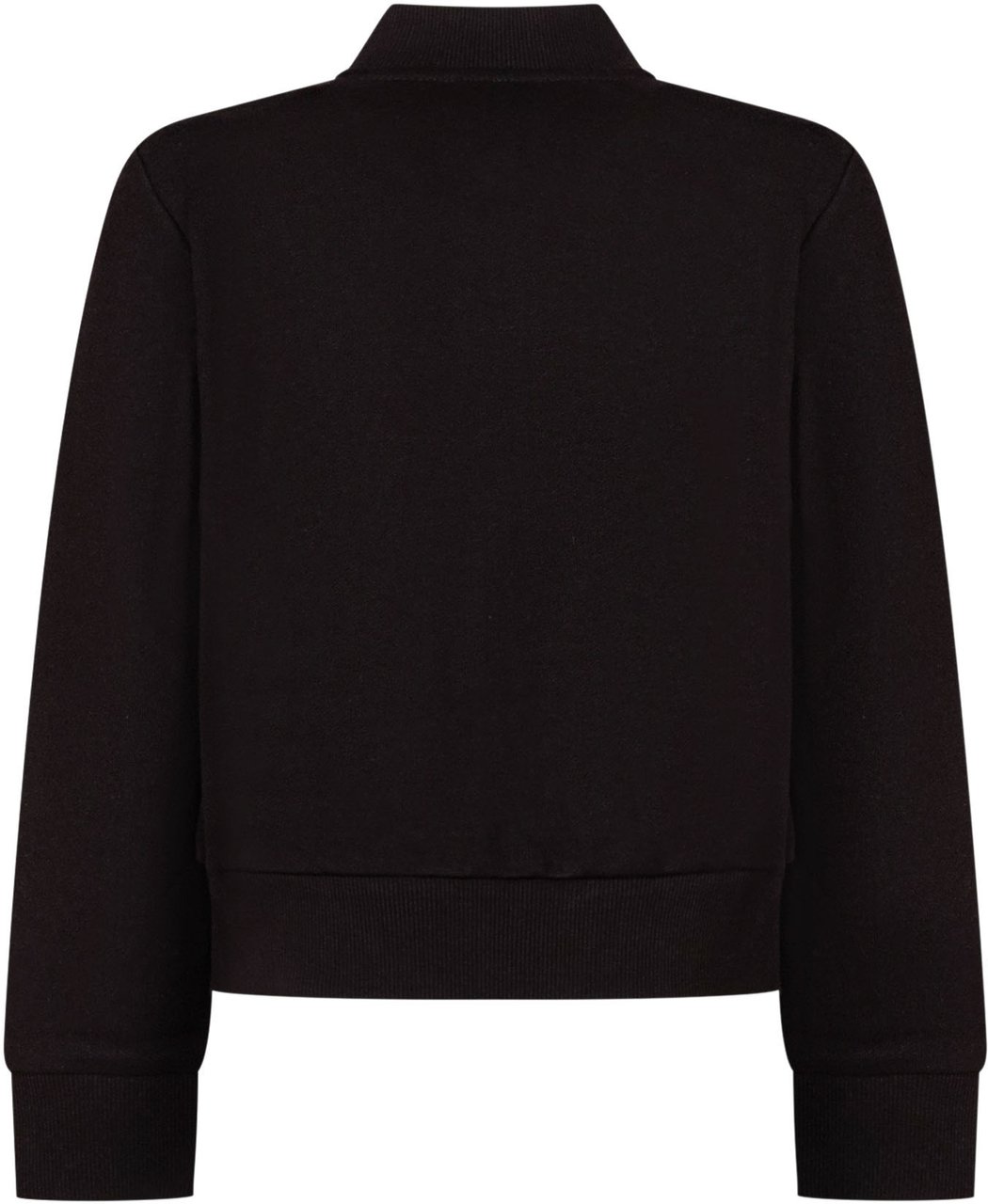 Diesel Felpa con Zip e Logo Zwart