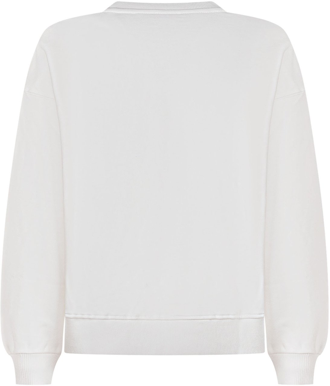 Diesel Felpa con Logo Minimal Wit