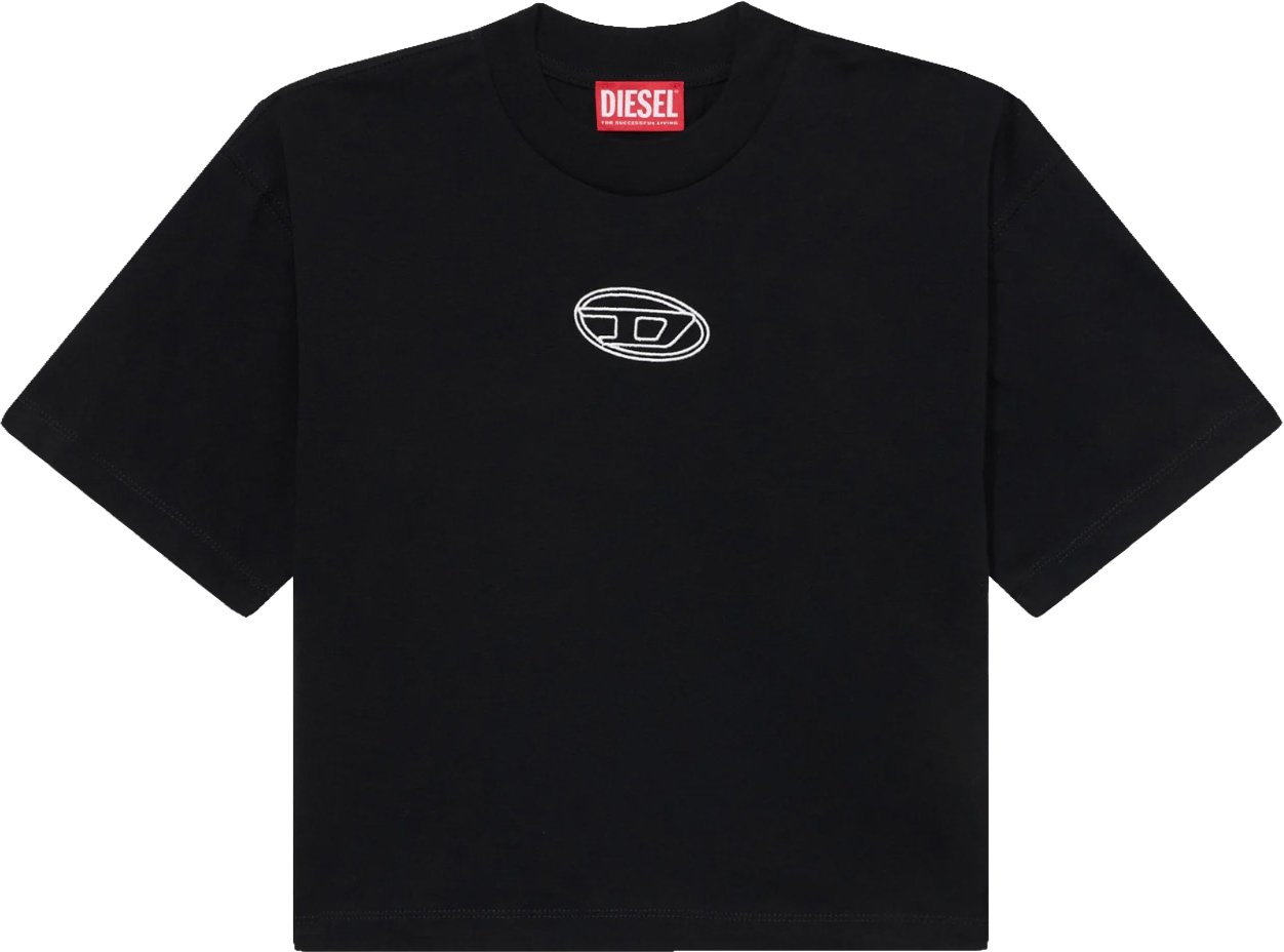 Diesel T-Shirts And Polos Black Zwart