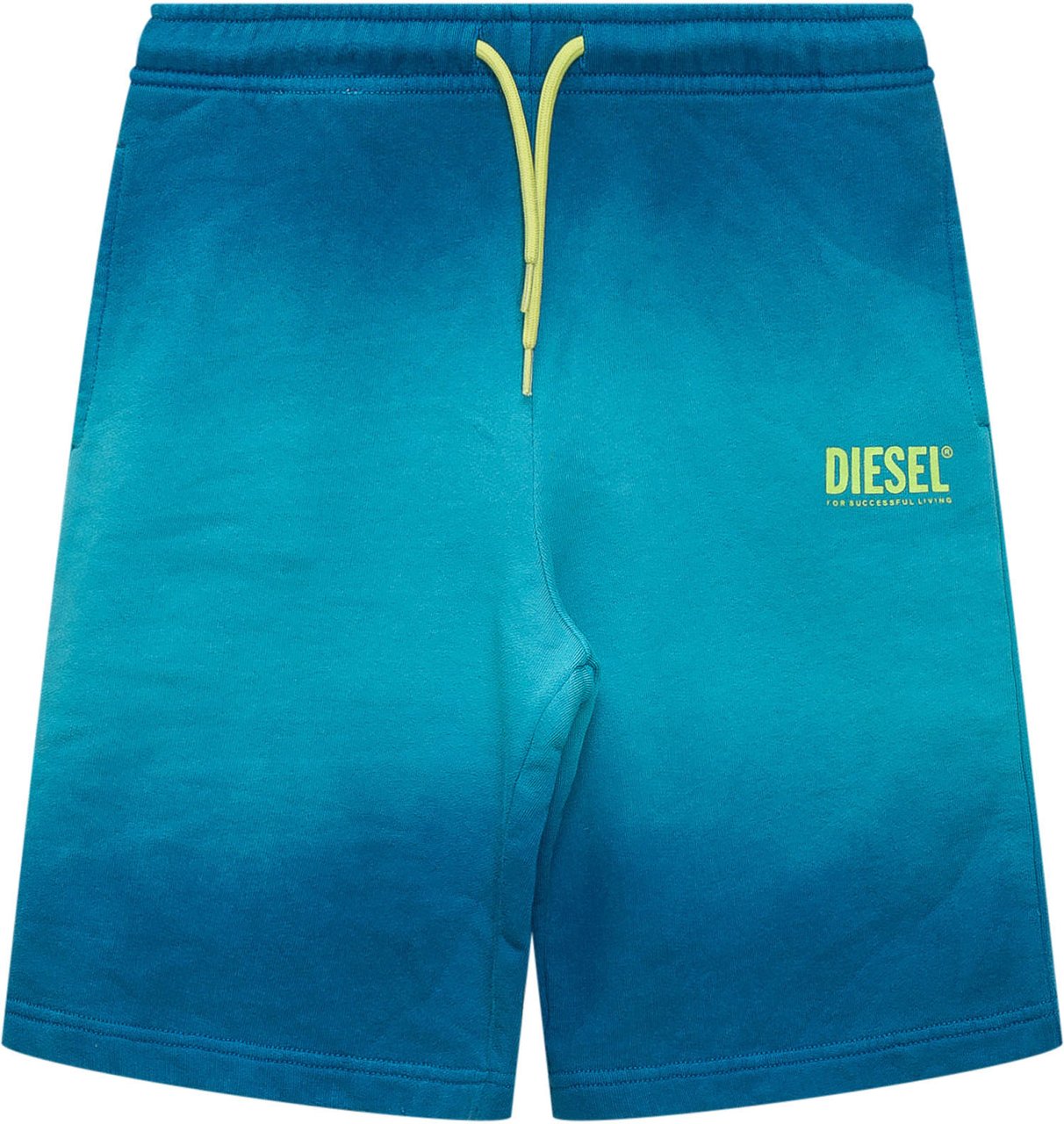 Diesel Shorts con Logo Cyaan