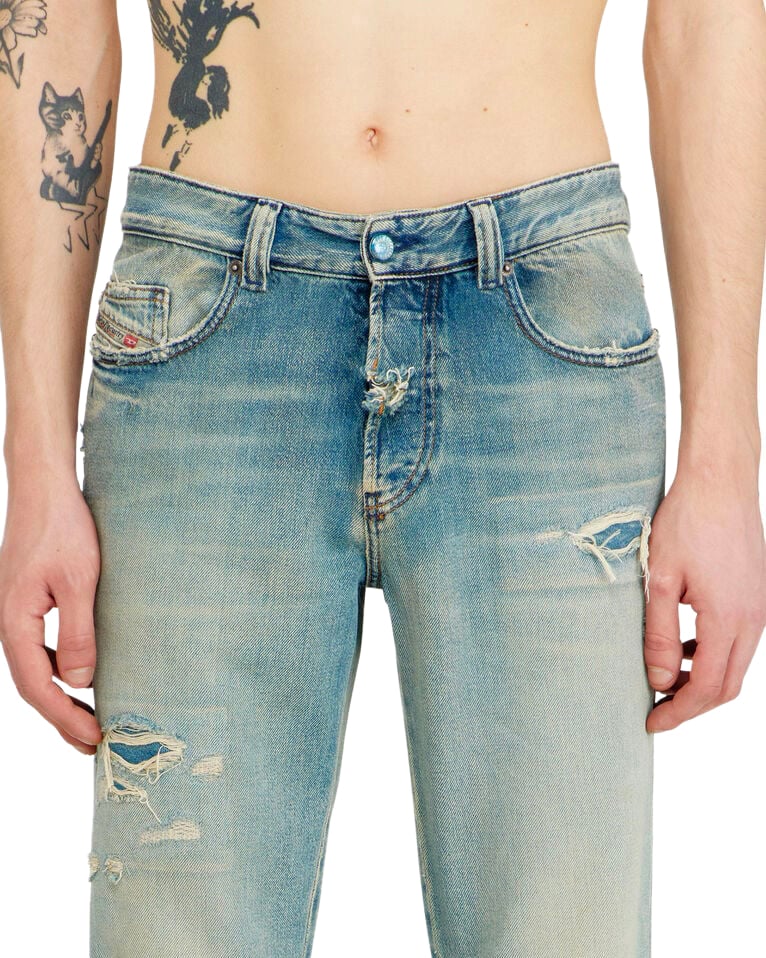 Diesel Jeans 1998 D-Buck Denim Washed Blu Blauw