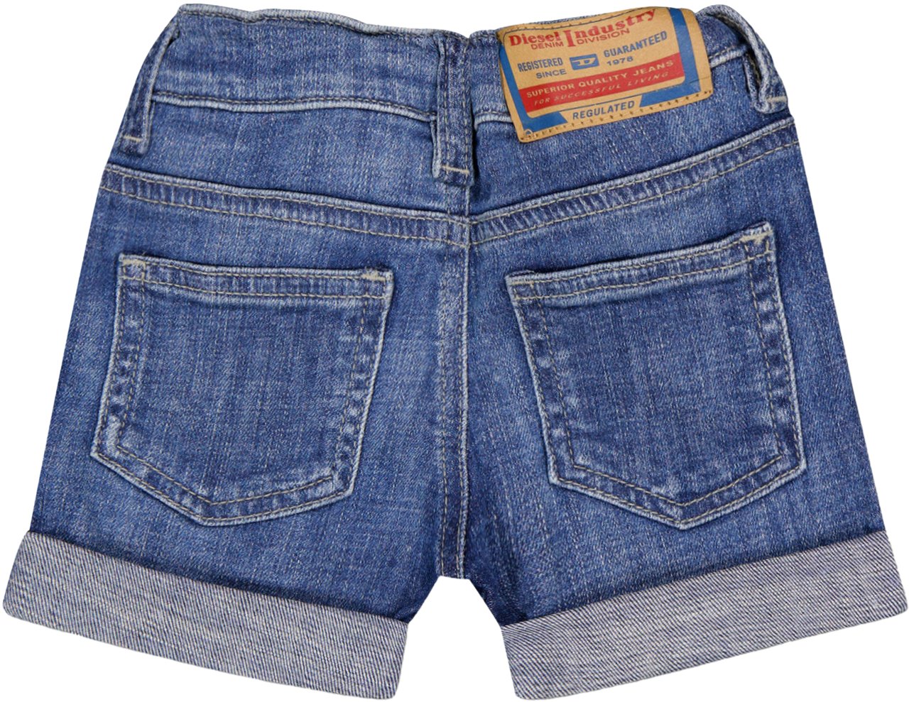 Diesel Diesel Baby Jongens Shorts In Jeans Blauw