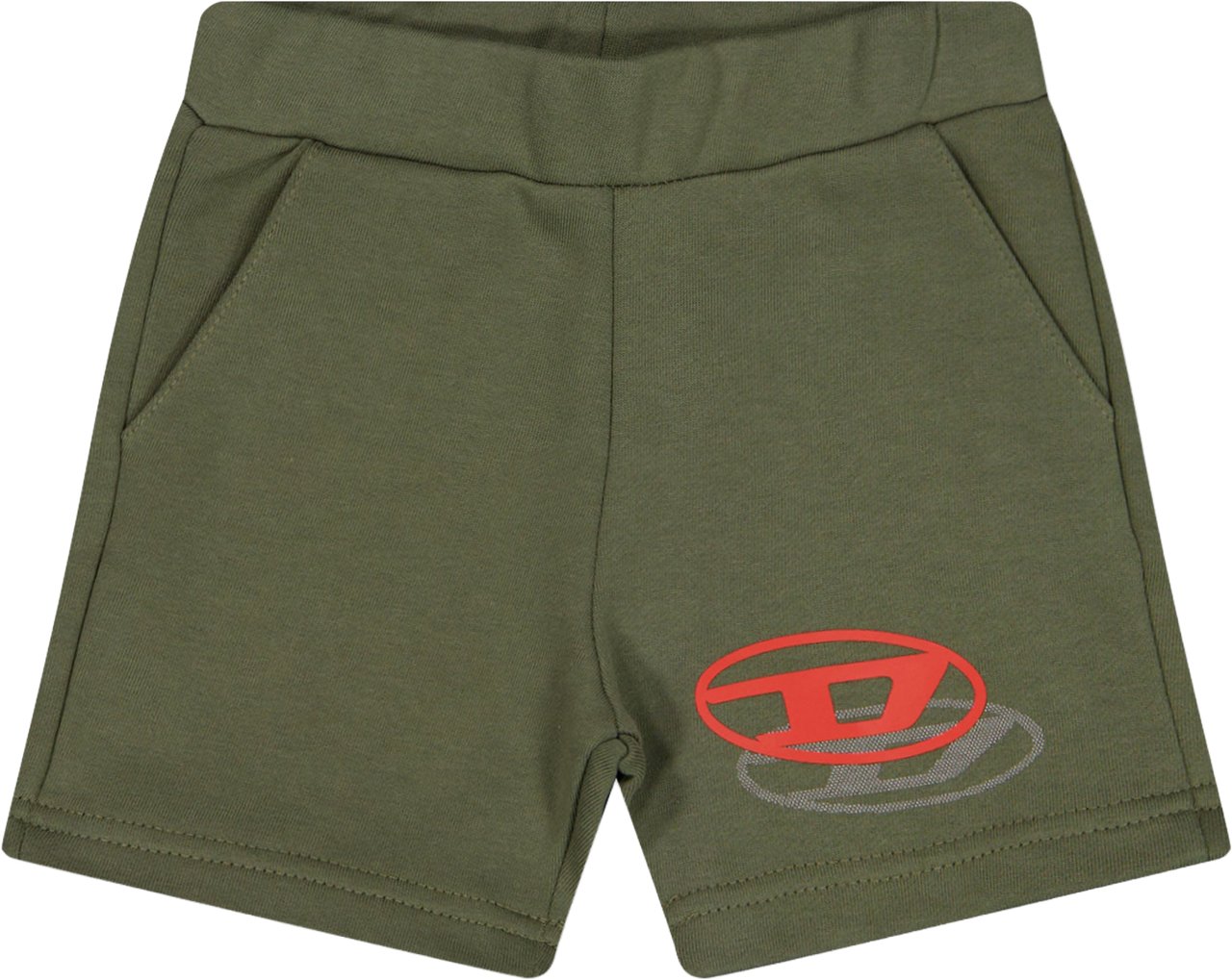 Diesel Baby Jongens Shorts In Army Groen