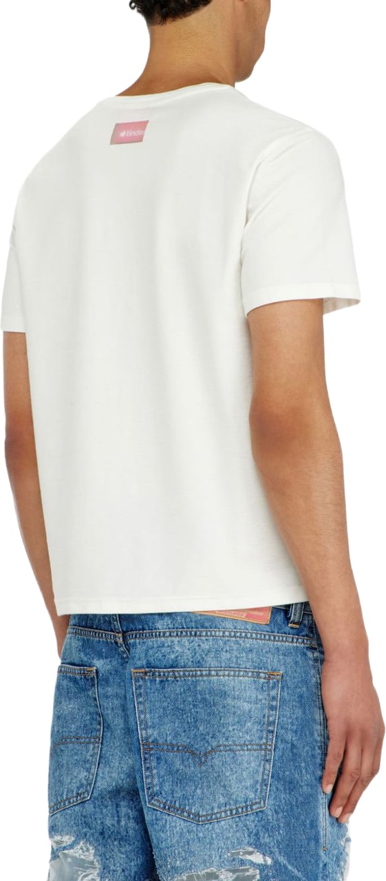 Diesel T-Shirts And Polos Bianco Wit
