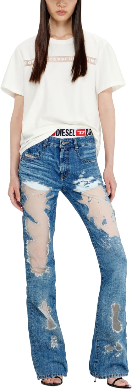 Diesel T-Shirts And Polos Bianco Wit