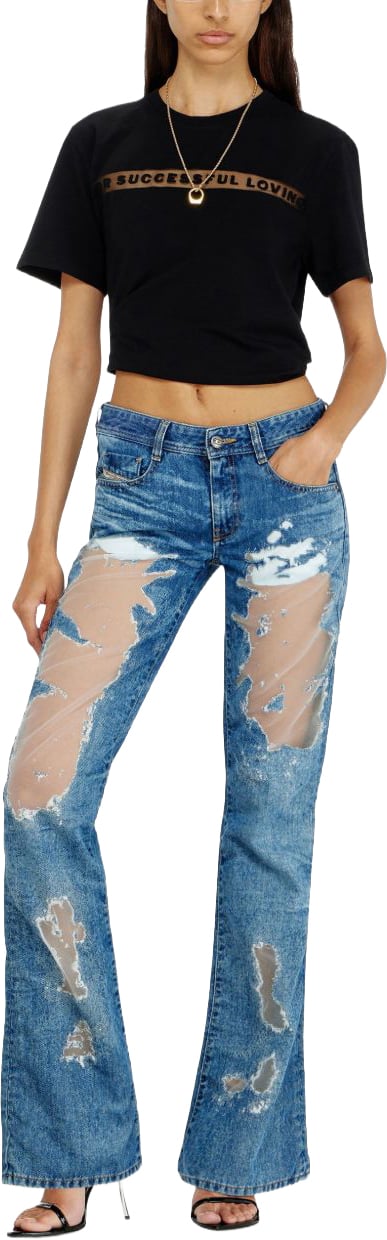 Diesel T-Shirts And Polos Nero Zwart